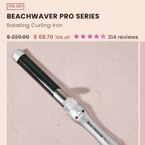 Beachwaver Pro Series Rotating Curling Iron